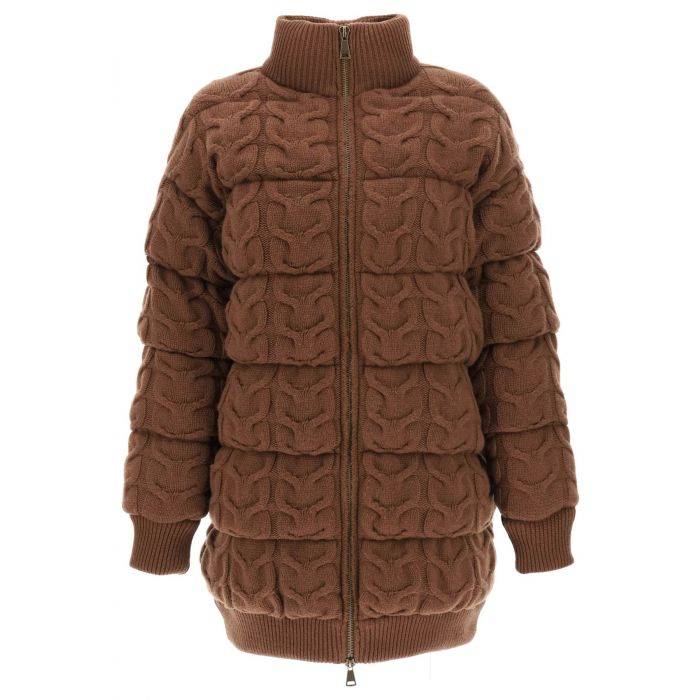 ovatta knitted midi puffer jacket - MAX MARA