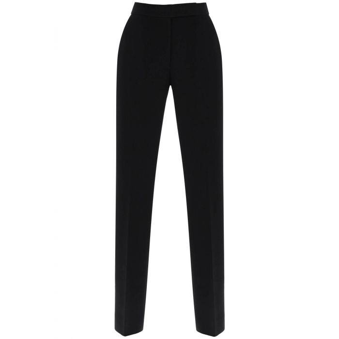 straight leg pants in crepe cady - TORY BURCH
