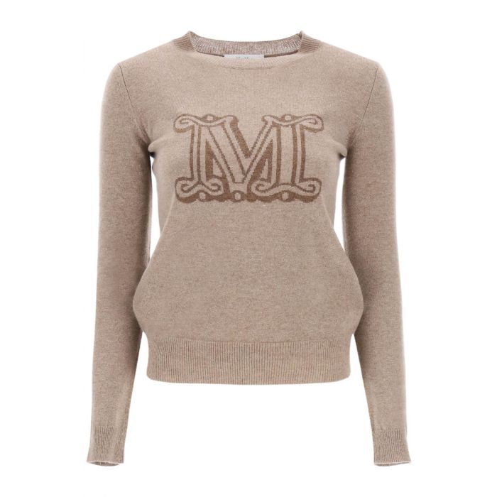 MAX MARA 'pamir' sweater with monogram motif - Woman | Residenza 725