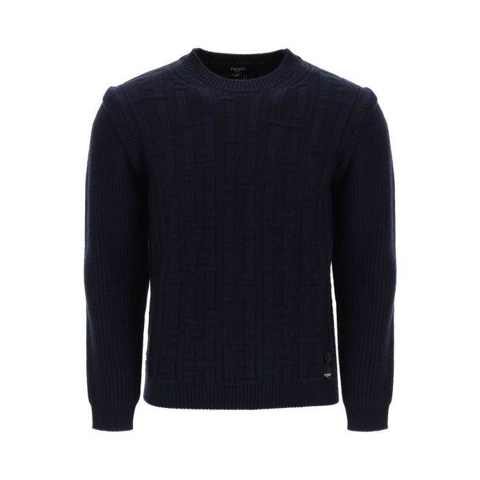 ff stripe wool sweater - FENDI