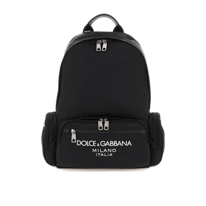 nylon backpack with logo - DOLCE & GABBANA