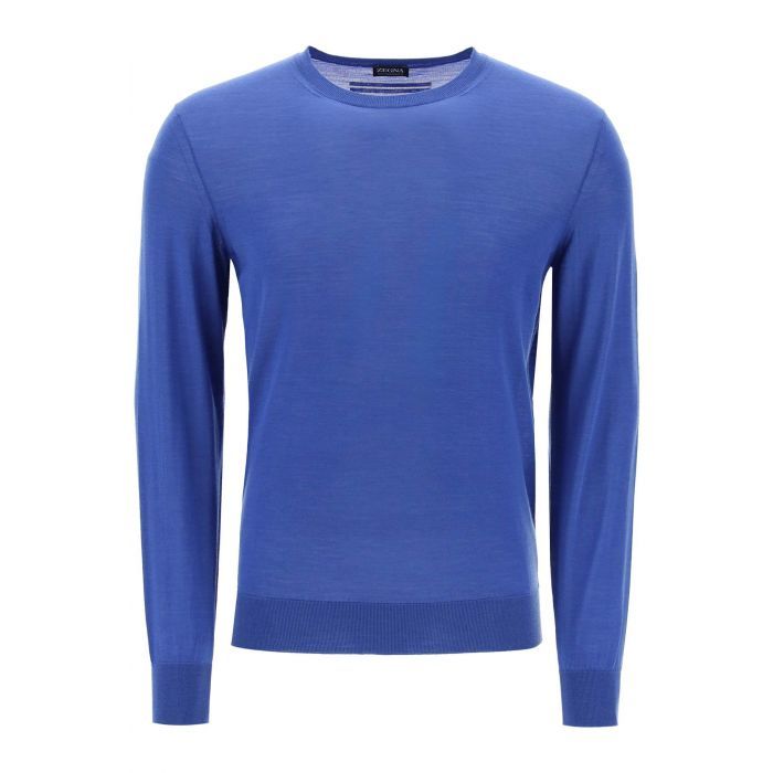 crew-neck sweater in pure wool - ZEGNA