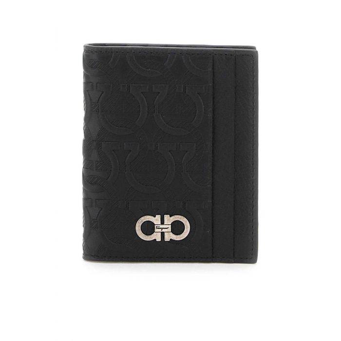 embossed leather bifold wallet - FERRAGAMO