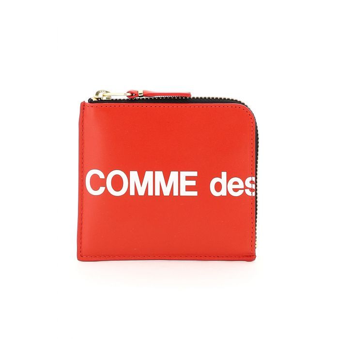 Comme des garçons huge logo wallet online