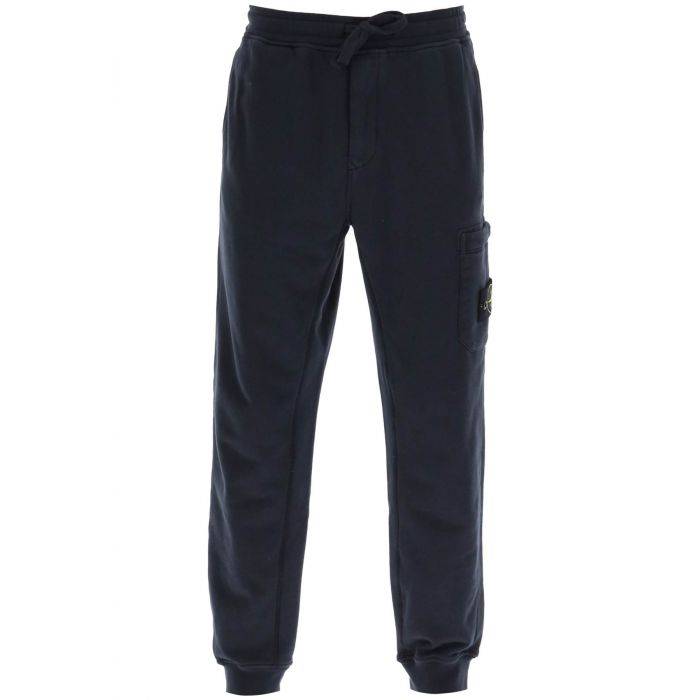 tapered sweatpants with leg pocket - STONE ISLAND