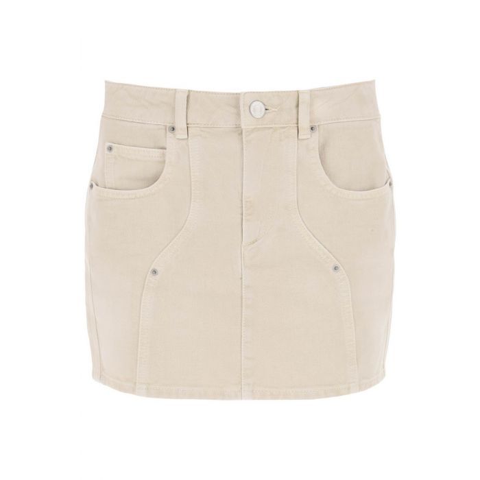 Denim skirt isabel marant best sale