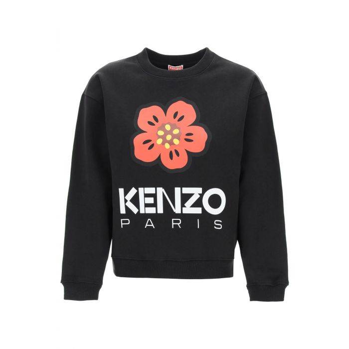 bokè flower crew-neck sweatshirt - KENZO