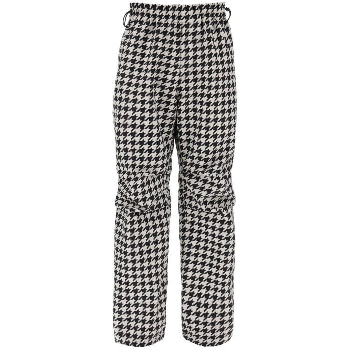 workwear pants in houndstooth - BURBERRY