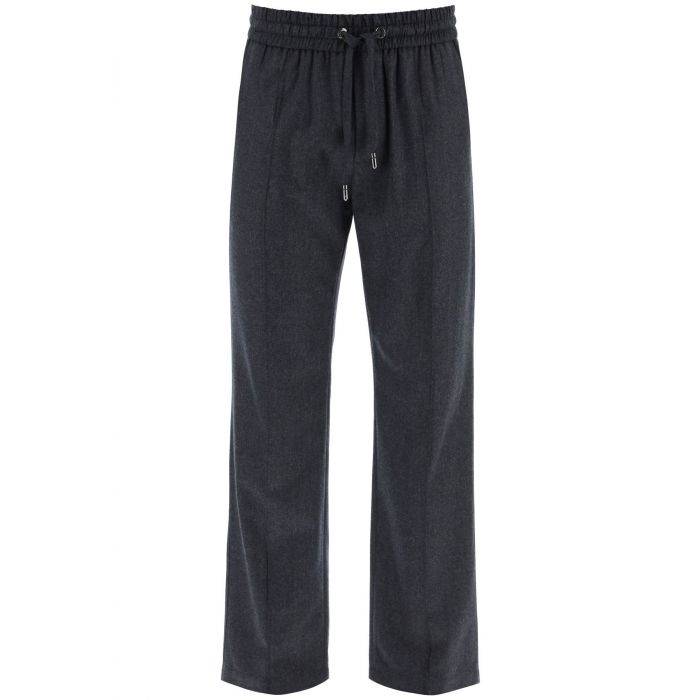 flannel trousers for men - DOLCE & GABBANA