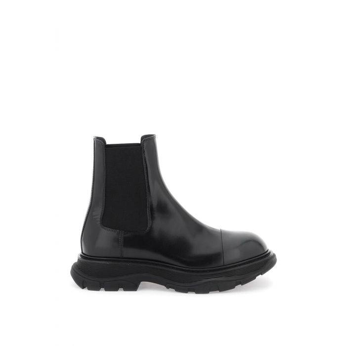 chelsea tread brushed leather ankle - ALEXANDER MCQUEEN