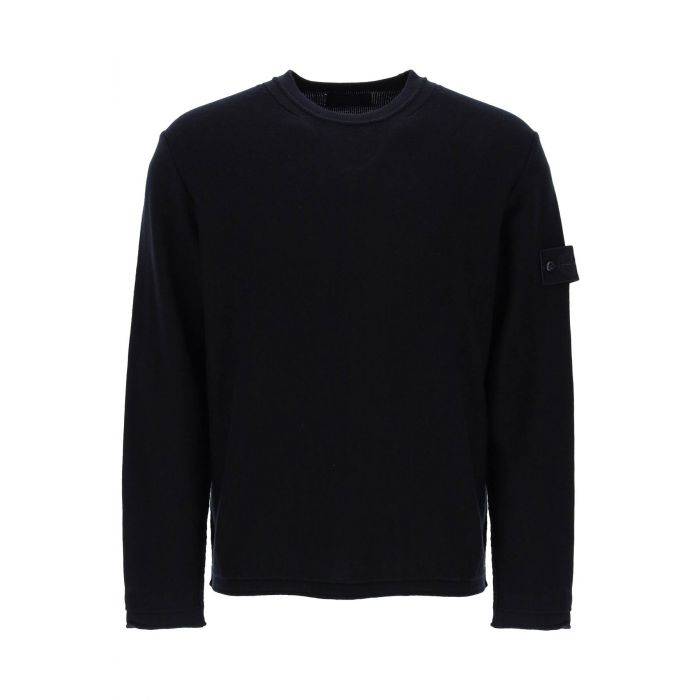 cotton and cashmere ghost piece pullover - STONE ISLAND