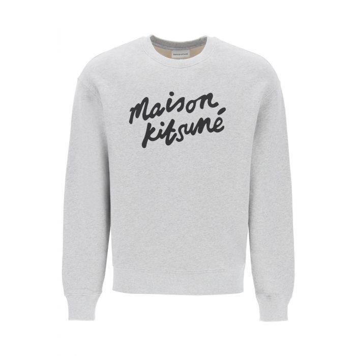 crewneck sweatshirt with logo - MAISON KITSUNE