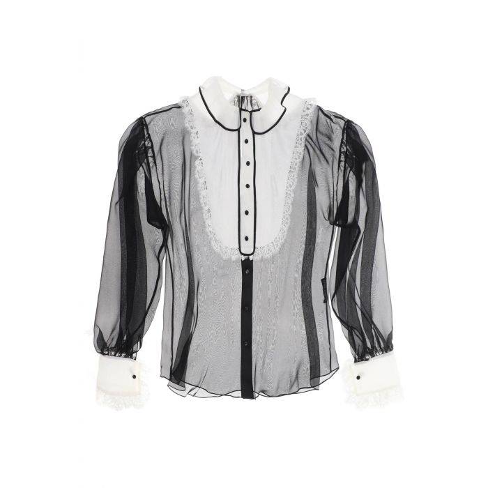 chiffon blouse with plastr - DOLCE & GABBANA
