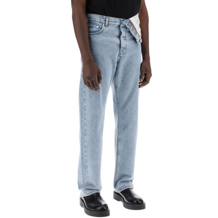 Y PROJECT asymmetric waist jeans with seven - Man | Residenza 725