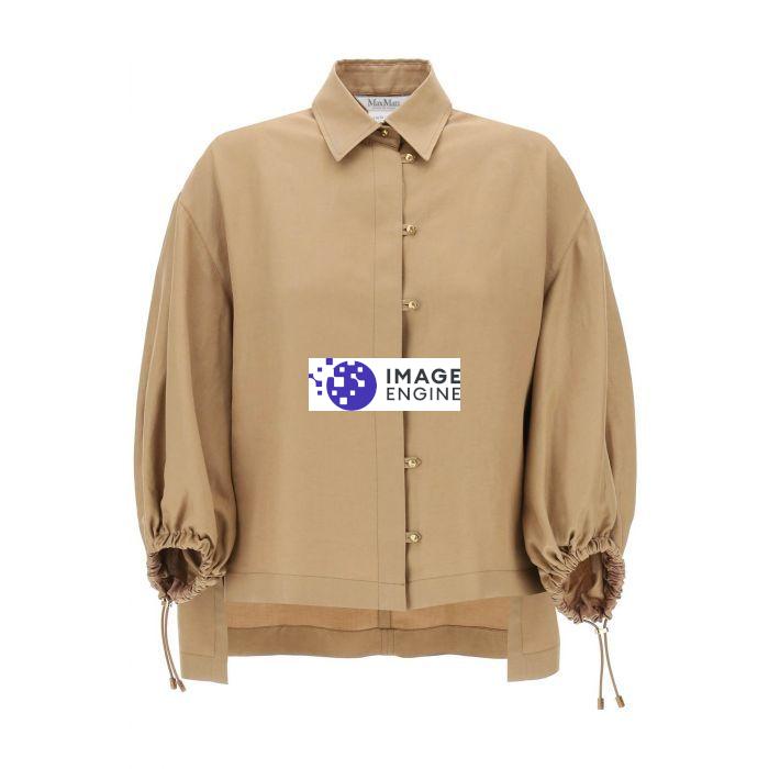 MAX MARA Maxi camicia in lino e seta Rodeo Donna Residenza 725