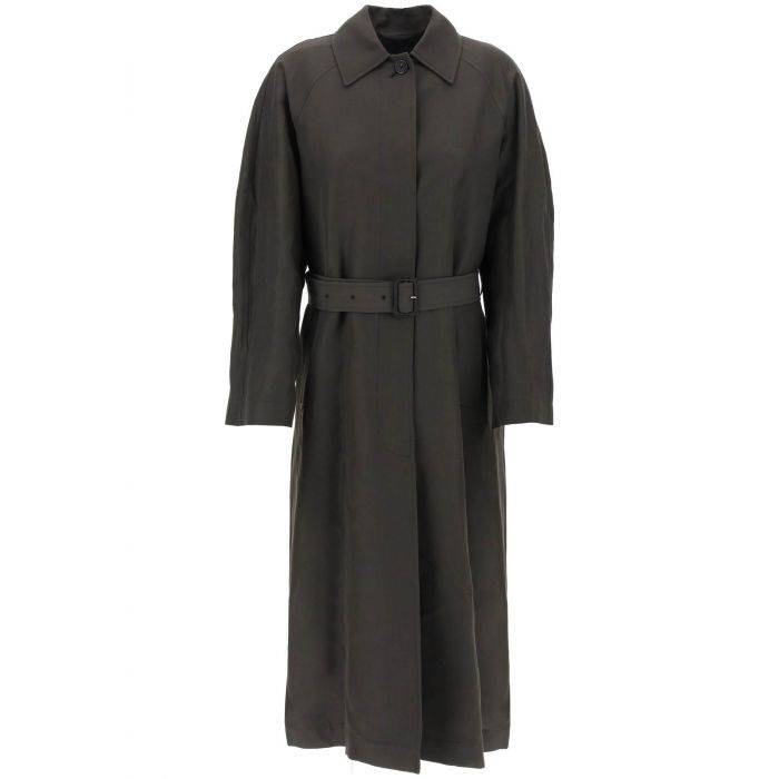 lightweight linen blend coat - TOTEME
