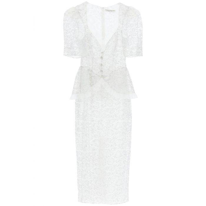 lurex lace dress for - ALESSANDRA RICH