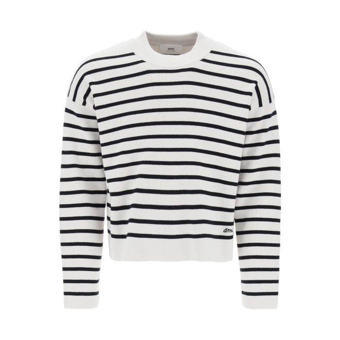striped magic pullover sweater - AMI ALEXANDRE MATIUSSI