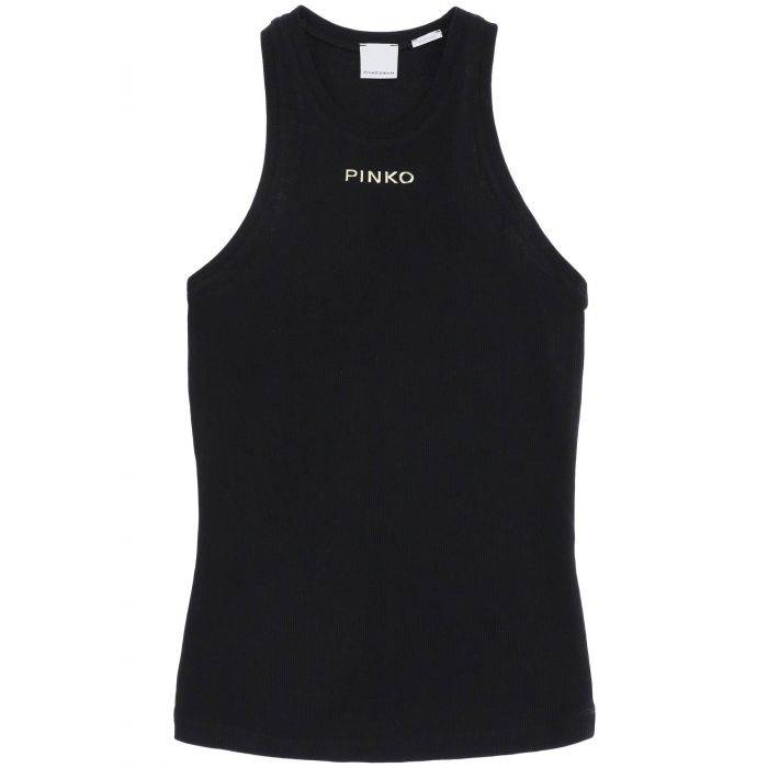 sleeveless top with - PINKO