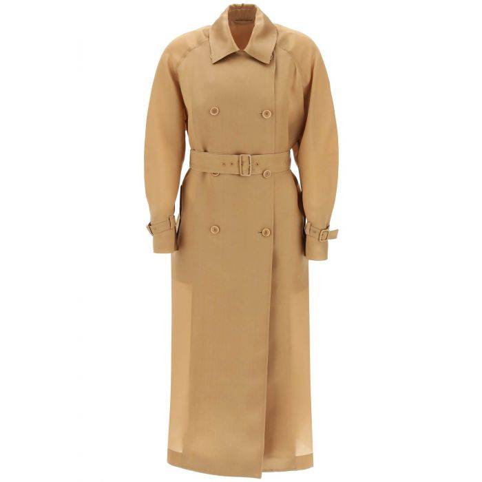double-breasted 'sacco' trench - MAX MARA