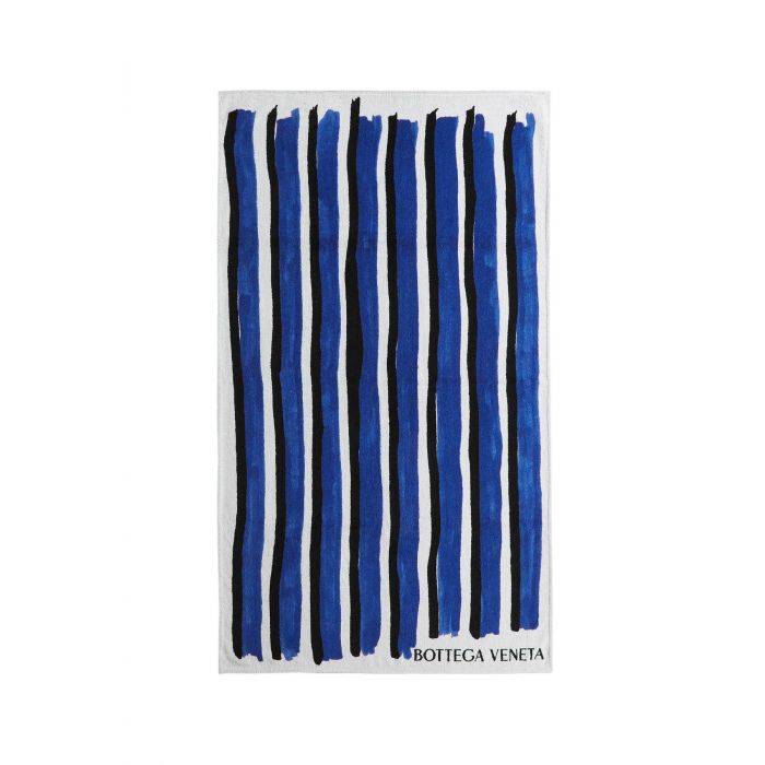 striped cotton beach towel - BOTTEGA VENETA