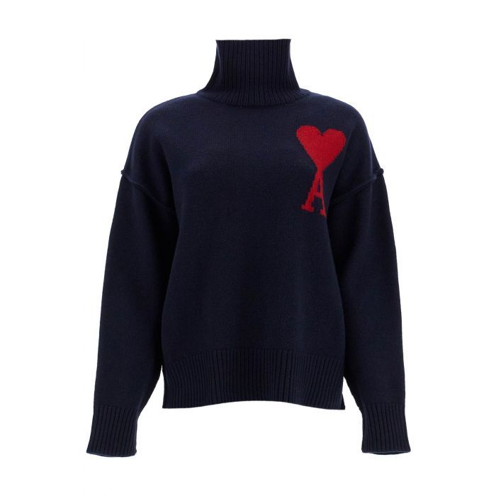 AMI ALEXANDRE MATIUSSI ami de coeur wool turtleneck sweater - Man |  Residenza 725