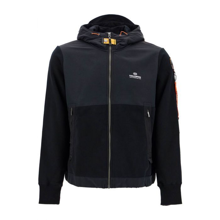 e trident hooded zip up sweat