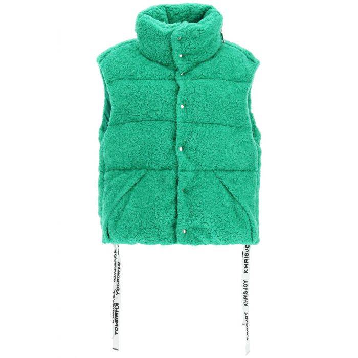 padded fleece vest - KHRISJOY