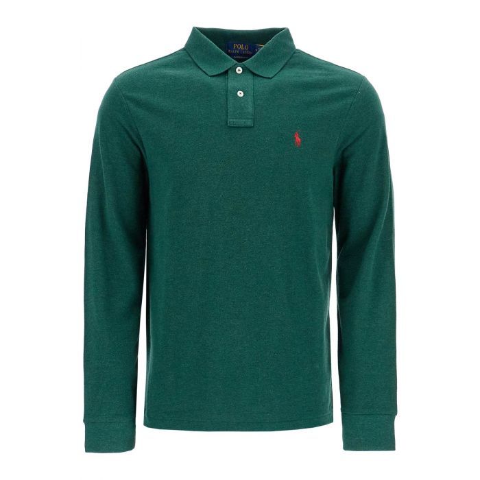 Ralph lauren slim fit long sleeve polo shirt best sale