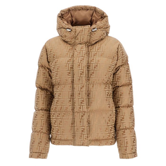 hooded down jacket with