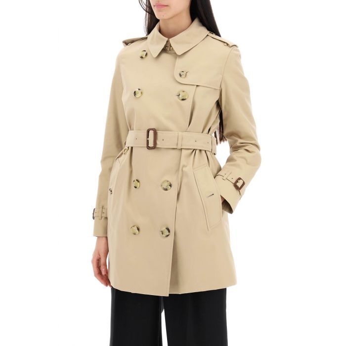 BURBERRY short kensington heritage trench coat Woman Residenza 725