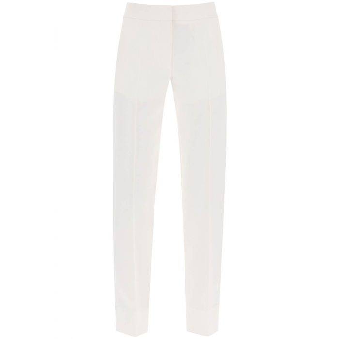 tailored trousers with satin bands - GIVENCHY