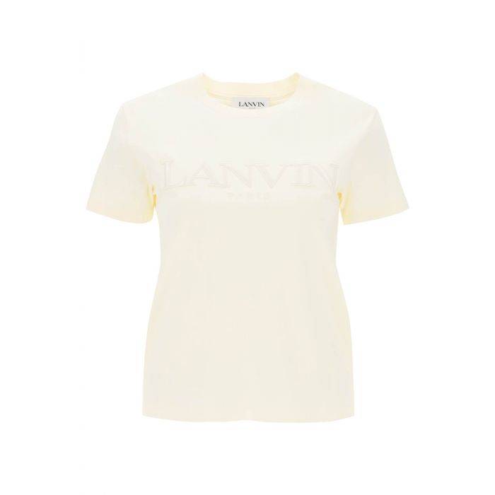 logo embroidered t-shirt - LANVIN