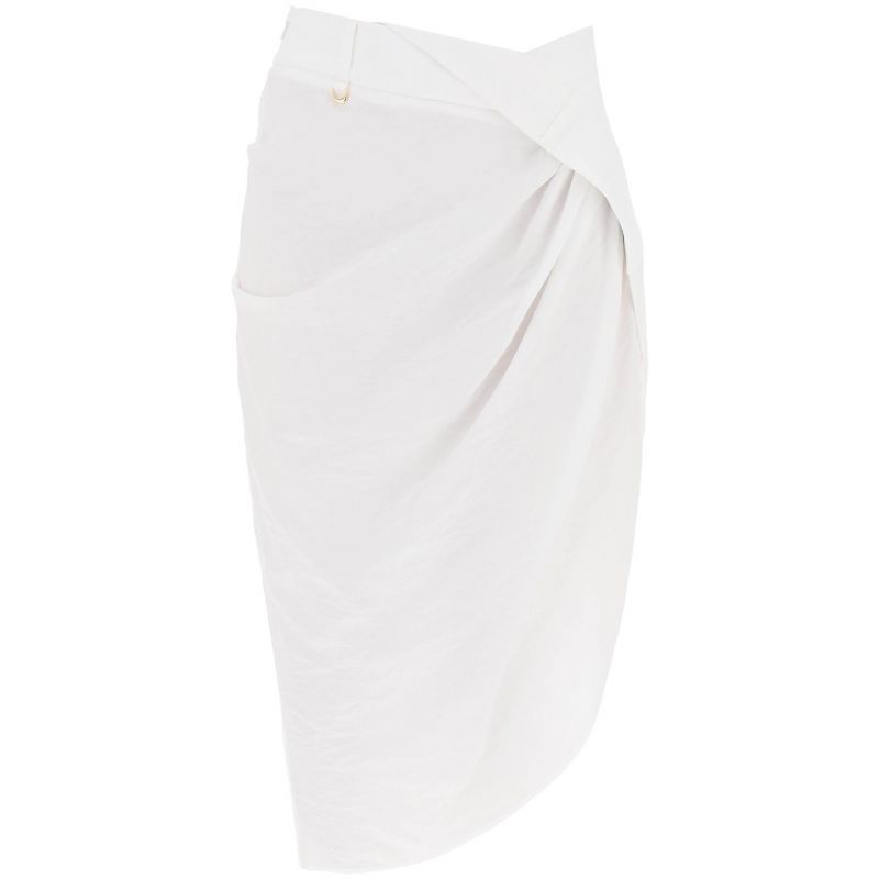 JACQUEMUS la jupe saudade asymmetric skirt - Woman | Residenza 725