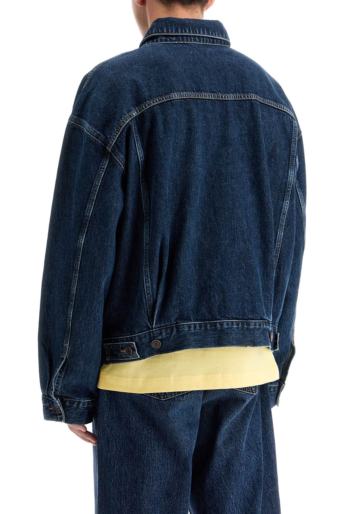 Shop Agolde Stefano's Denim Jacket In Blue