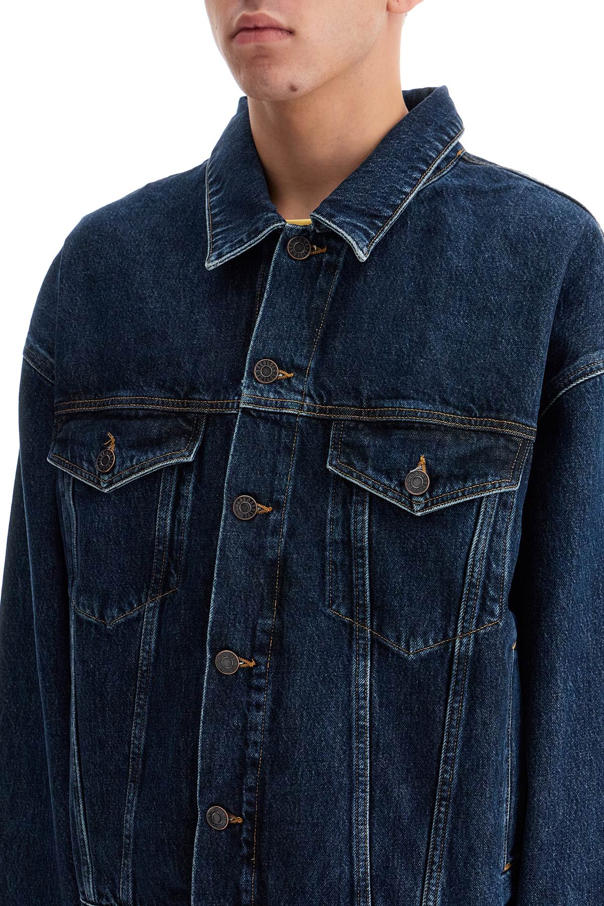 Shop Agolde Stefano's Denim Jacket In Blue