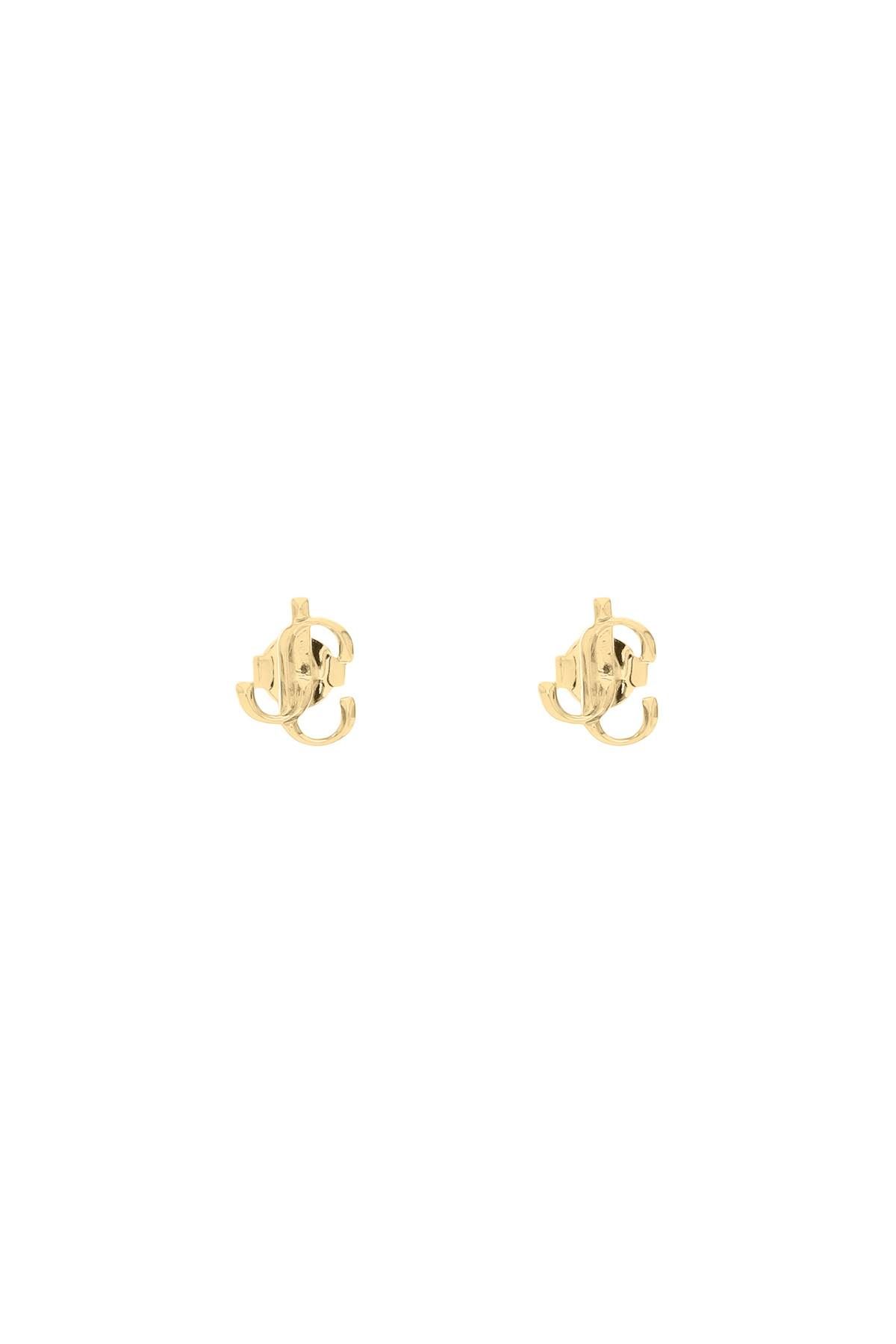 Shop Jimmy Choo Jc Earrings In Gold