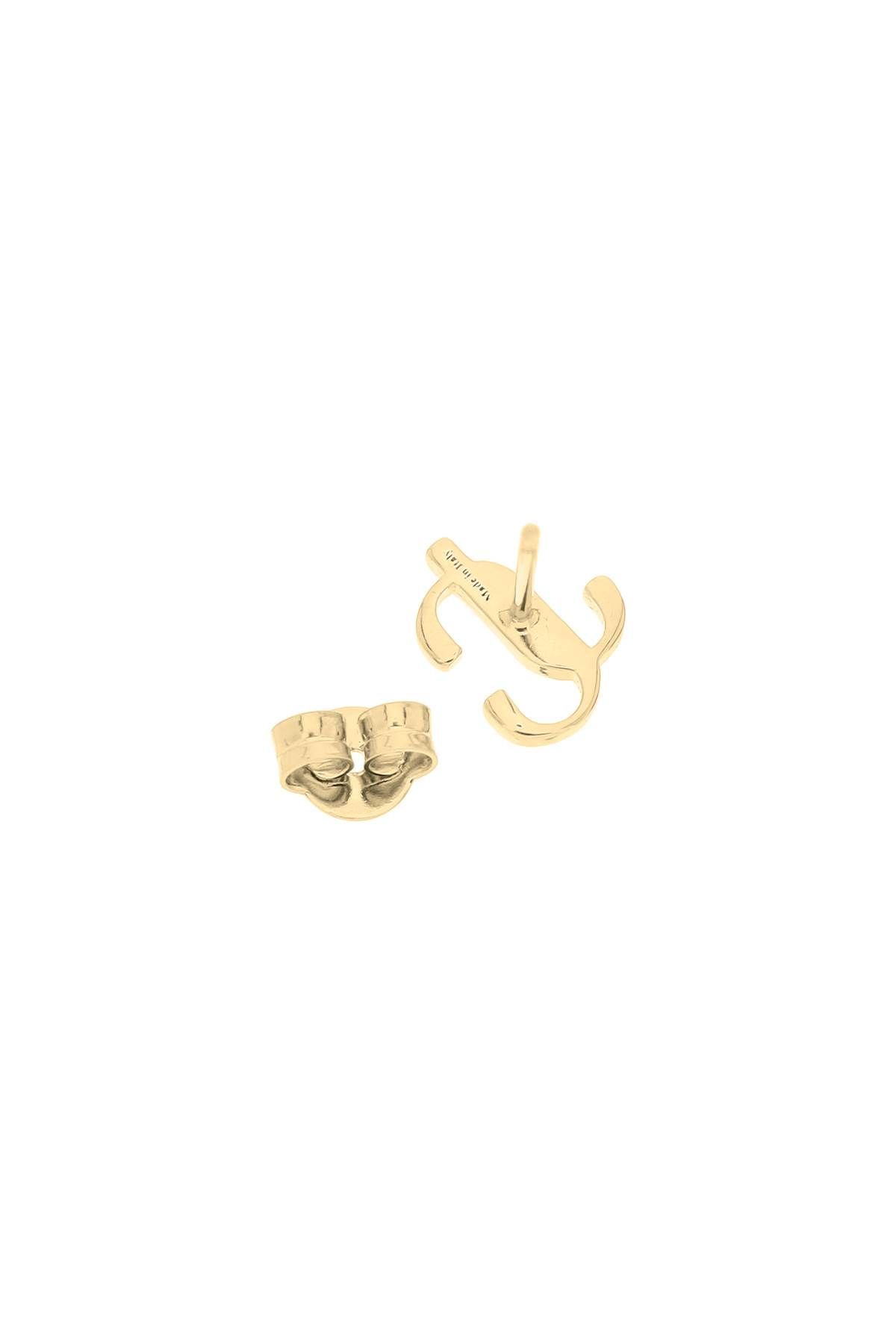 Shop Jimmy Choo Jc Earrings In Gold