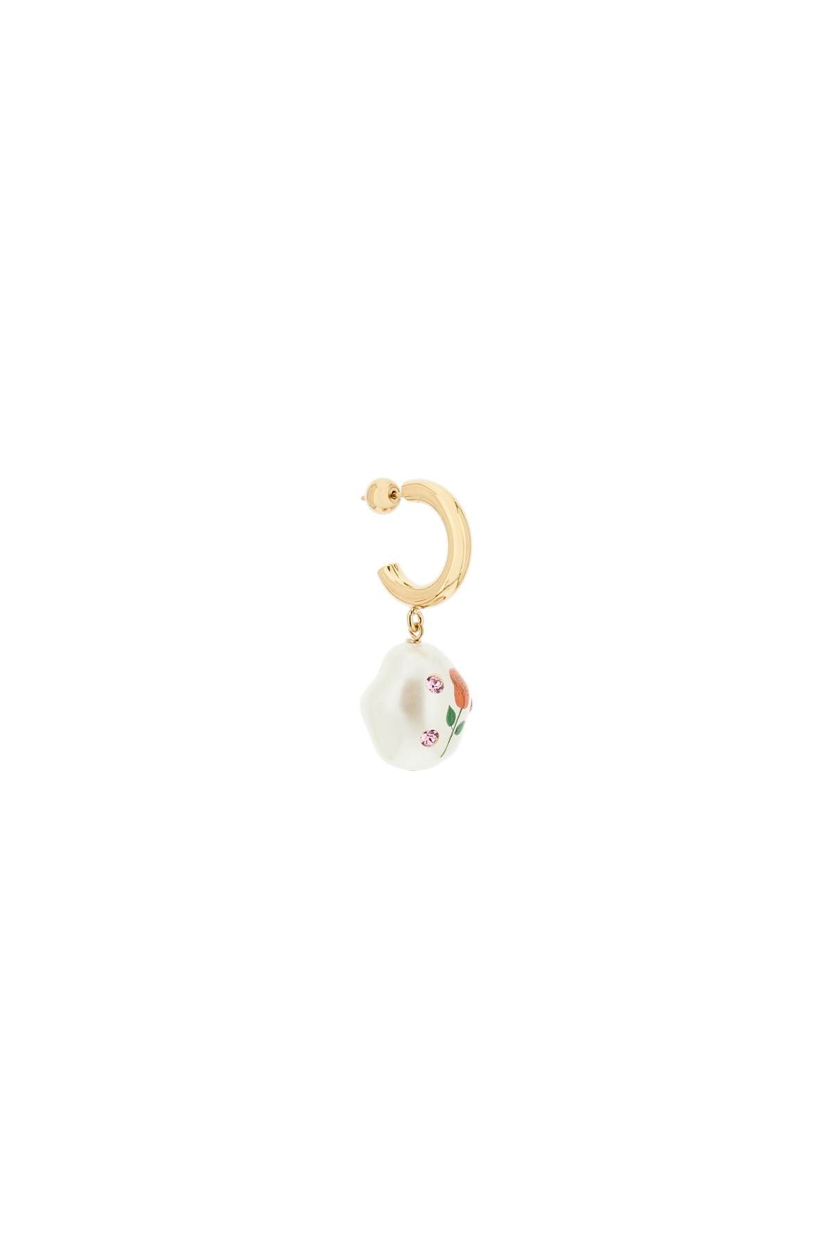 Shop Saf Safu 'jelly Cotton Candy' Single Earring In Gold