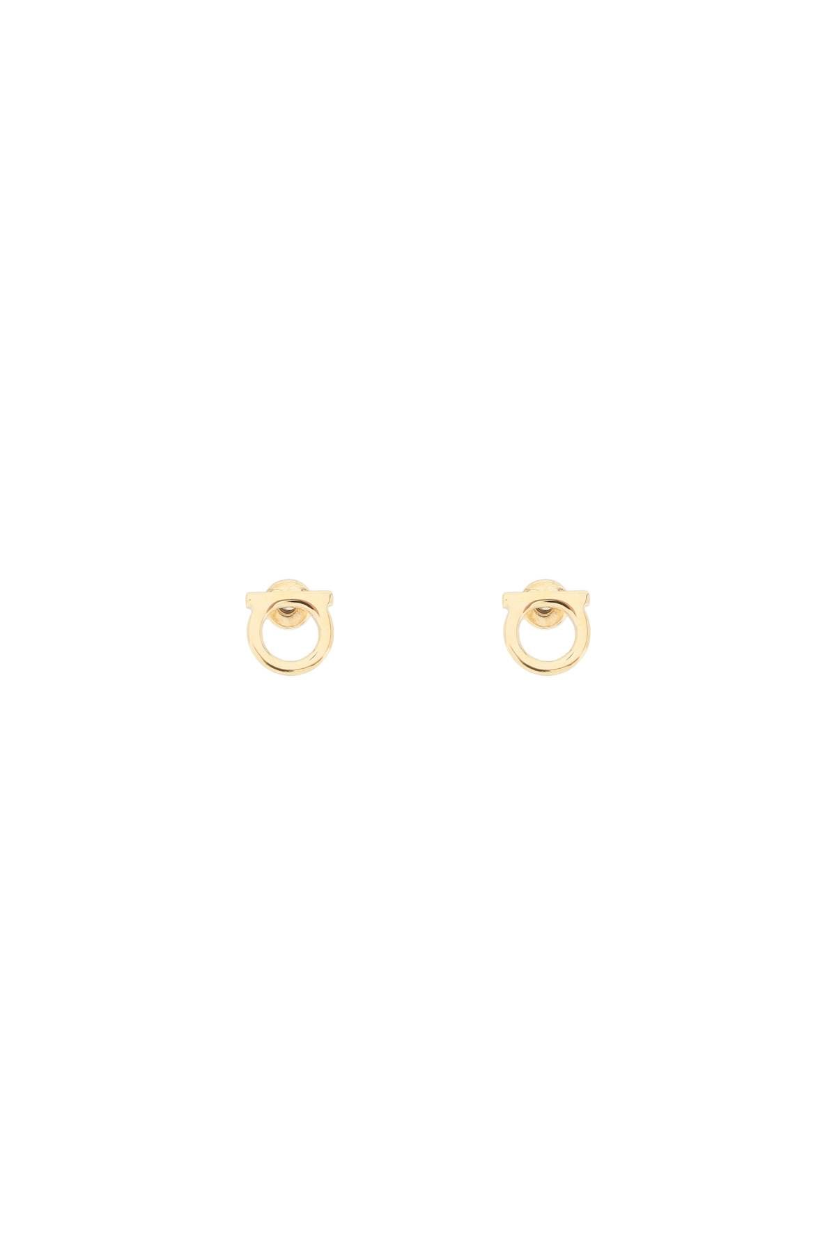 Ferragamo Gancini Earrings In Gold