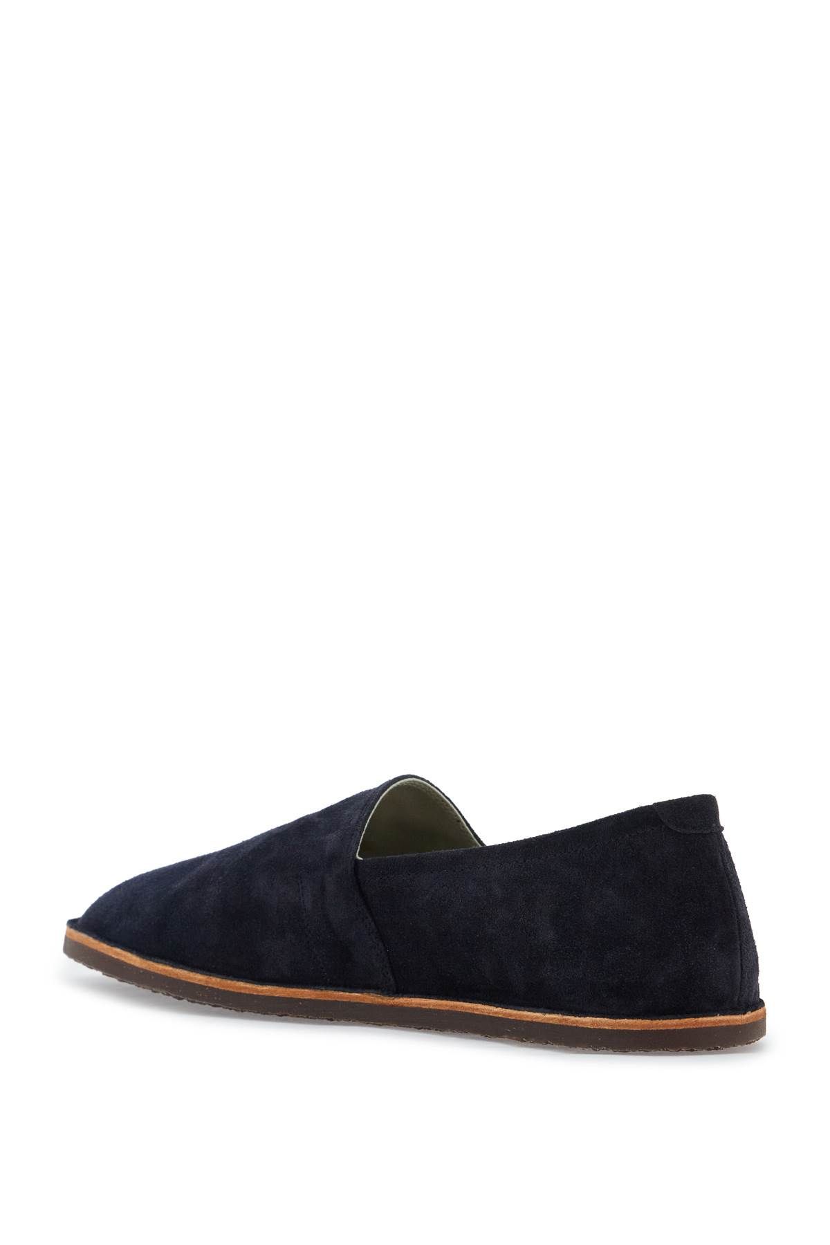 Shop Brunello Cucinelli Suede Espad In Blue