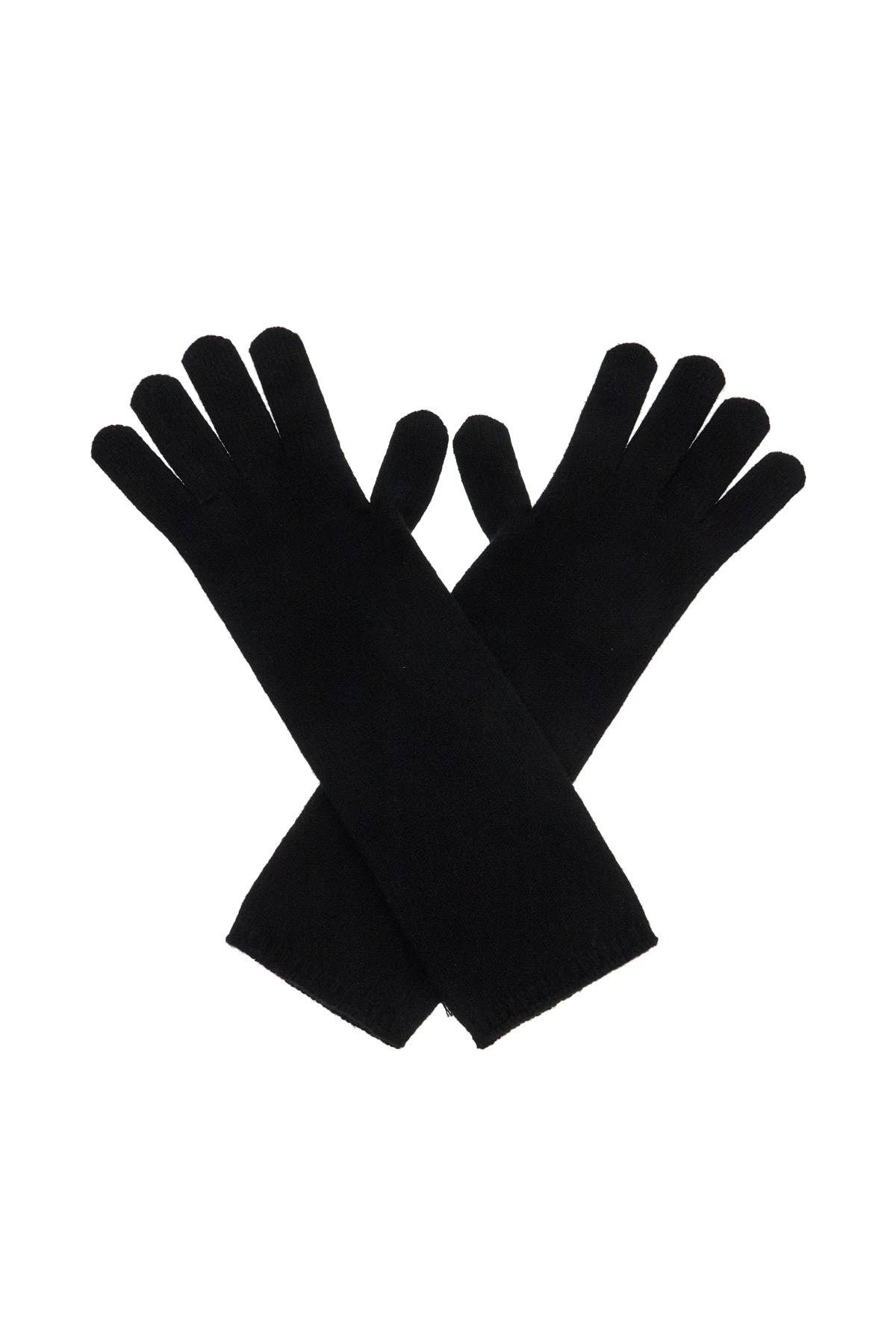 Shop Max Mara Cashmere Gloves For Stylish In Black