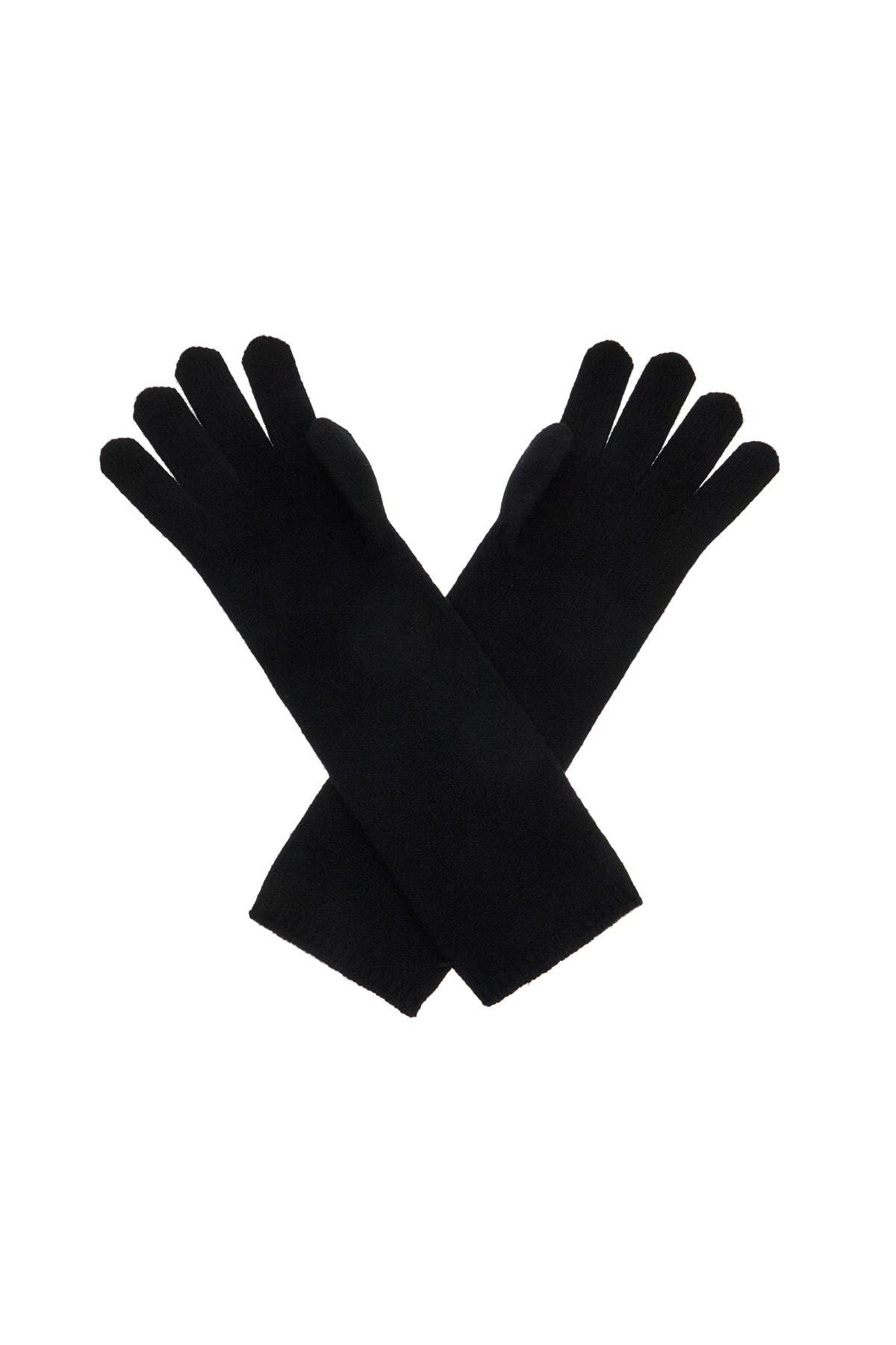 Shop Max Mara Cashmere Gloves For Stylish In Black