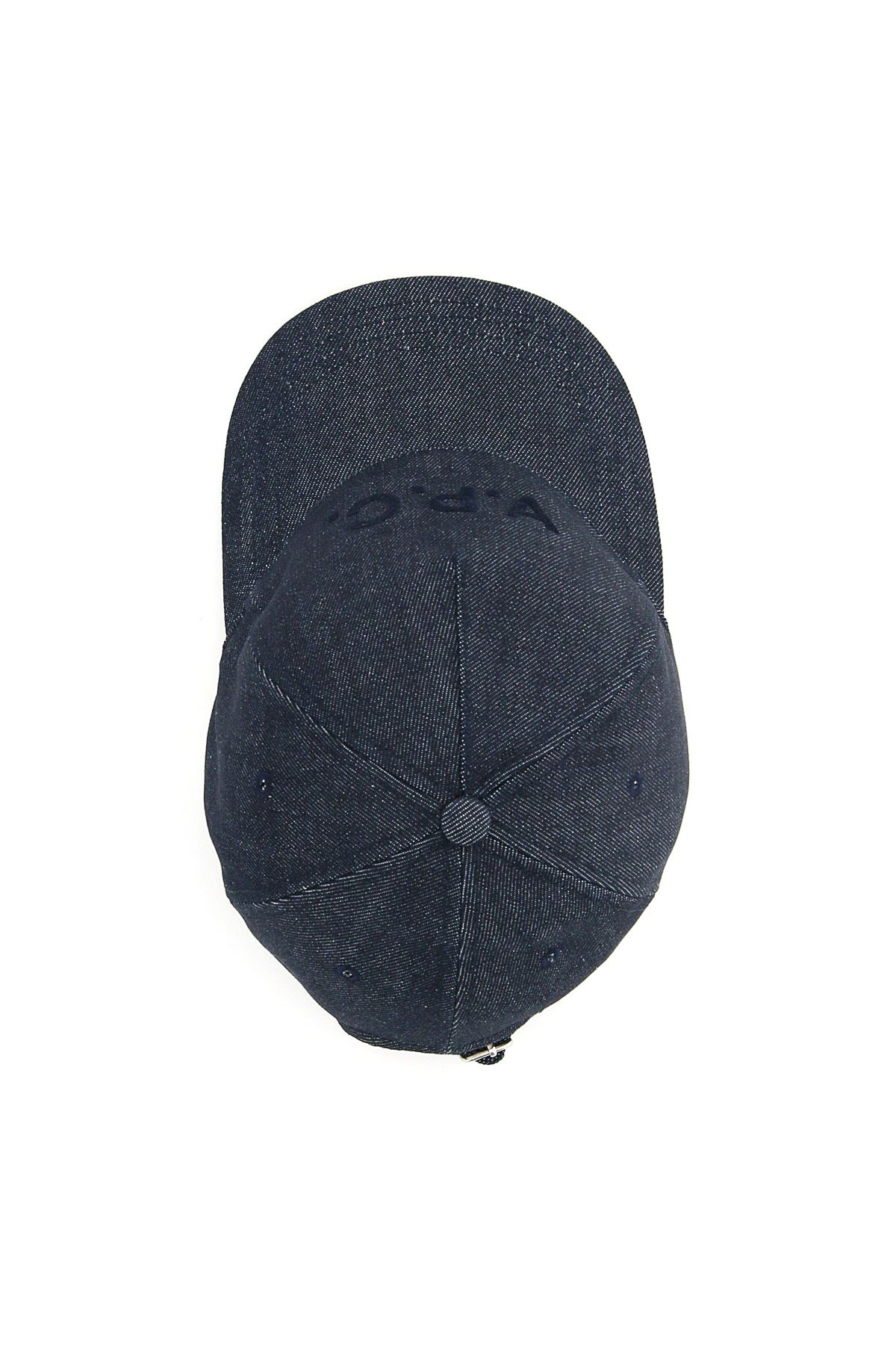 Shop Apc Eden Denim Baseball Cap In Blue