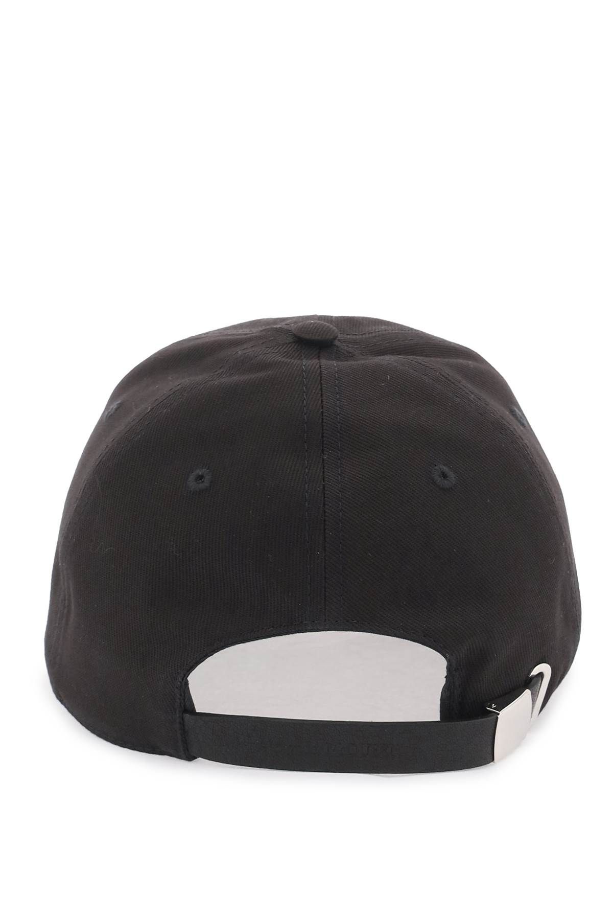 Shop Alexander Mcqueen Varsity Skull Baseball Cap In Black