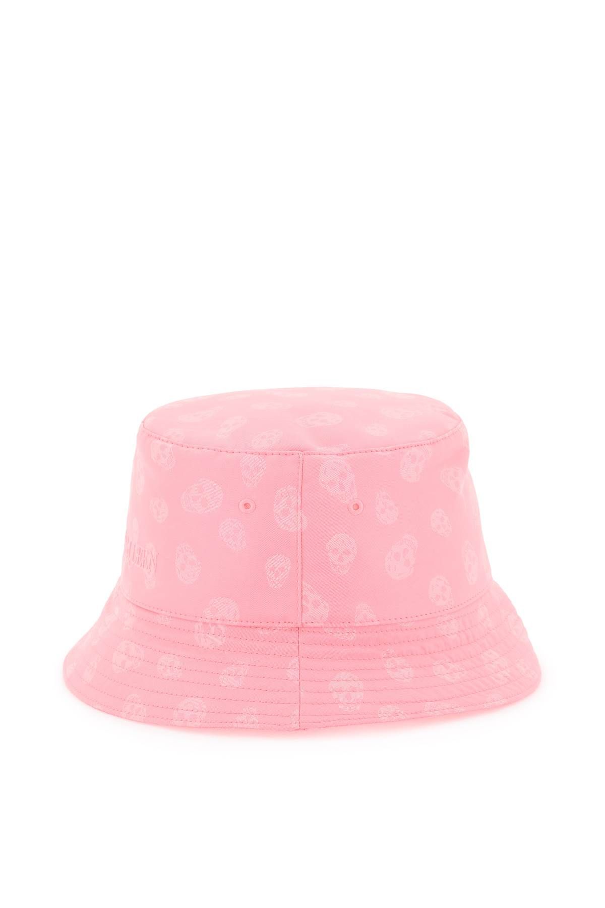 Shop Alexander Mcqueen Skull Bucket Hat In Pink