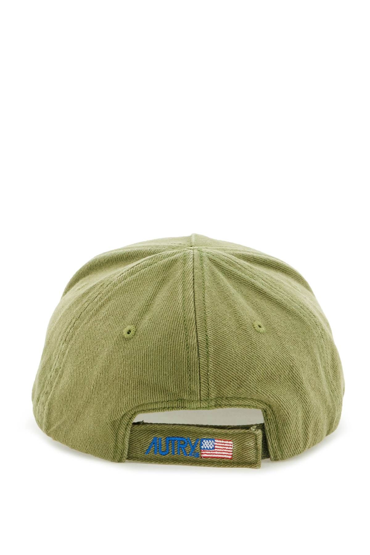Shop Autry Baseball Cap With Embroidery In Green