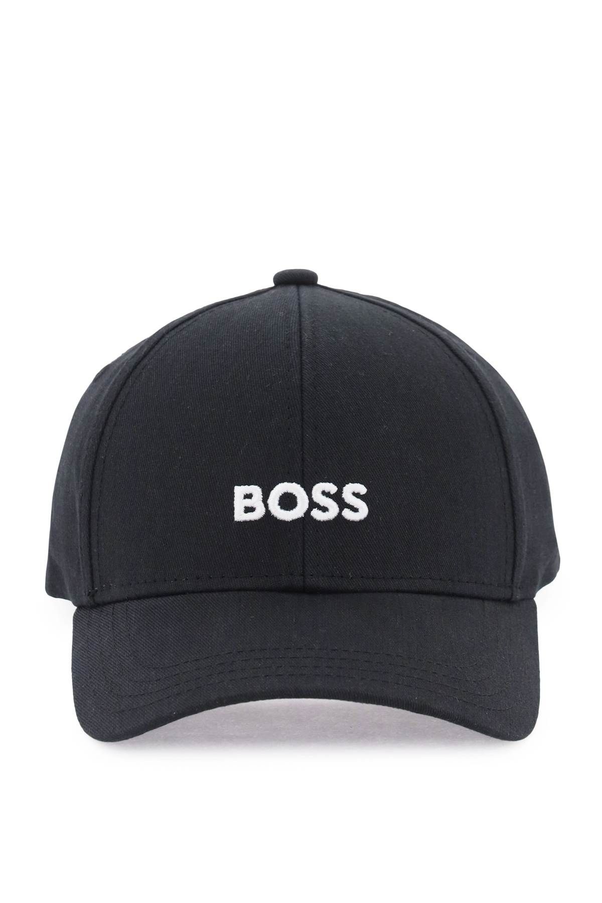 Shop Hugo Boss Baseball Cap With Embroidered Logo In Black