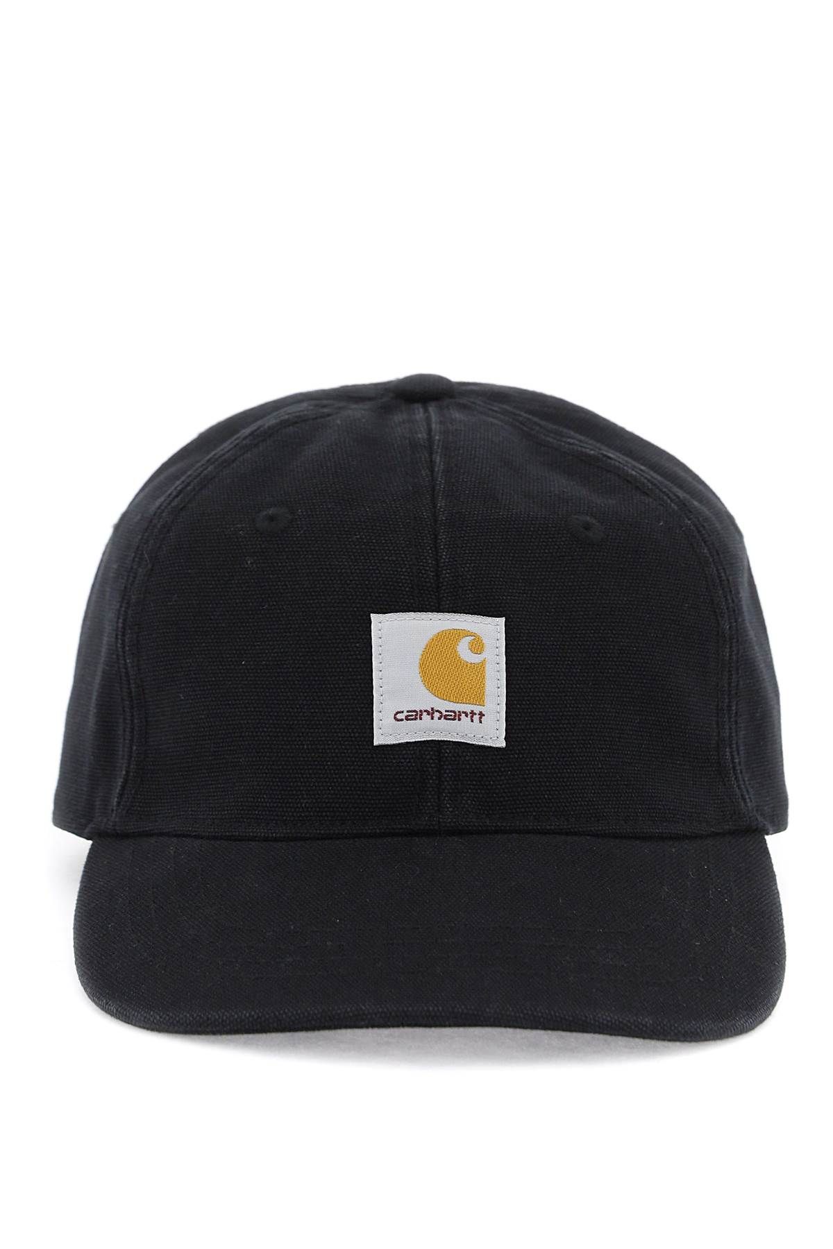 Shop Carhartt Icon Baseball Cap With Patch Logo In Black