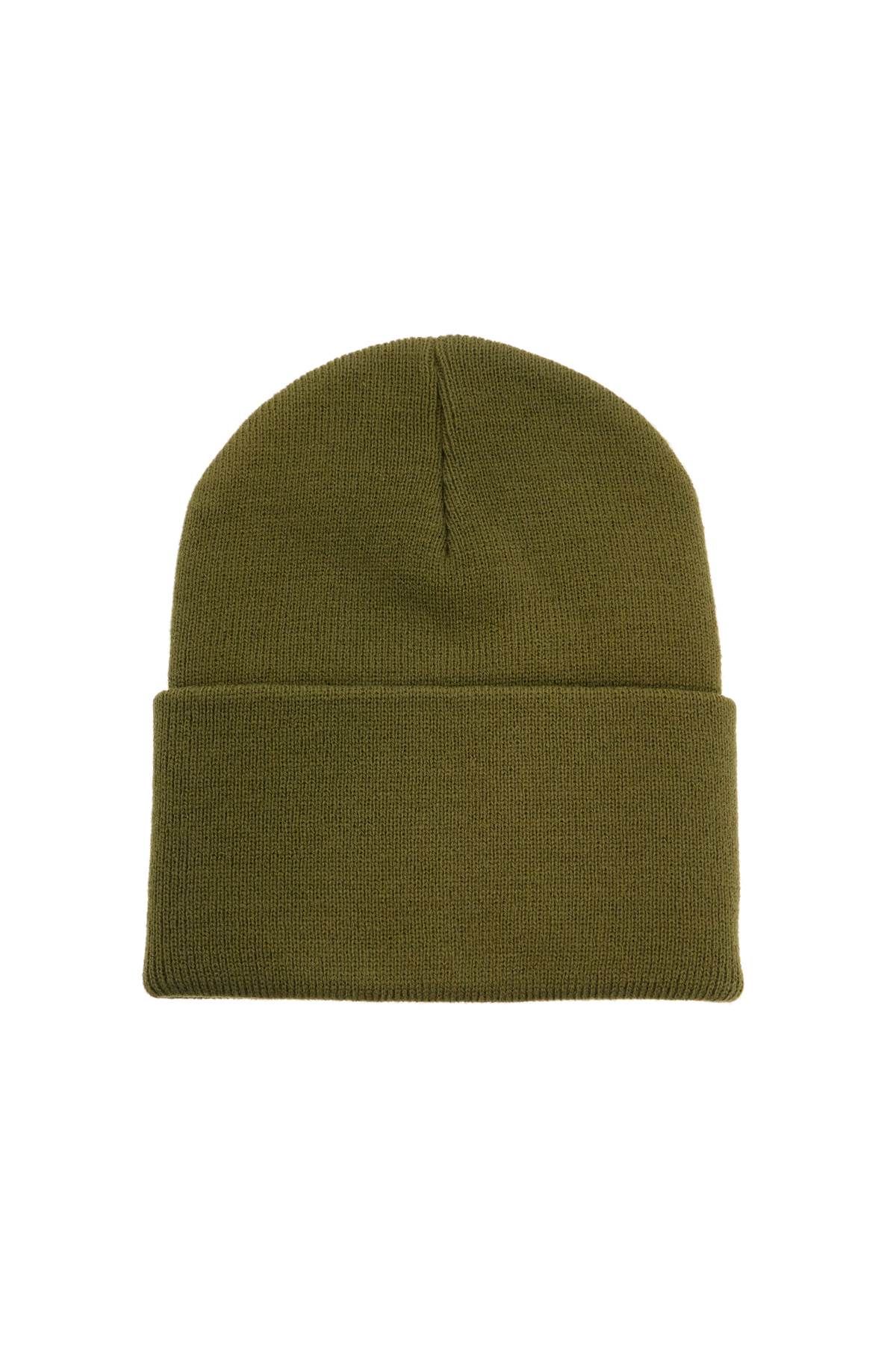 Shop Carhartt Beanie Hat With Logo Patch In Green